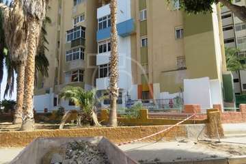 Accidente laboral en las obras del ARRU de Jinámar (Foto TA)